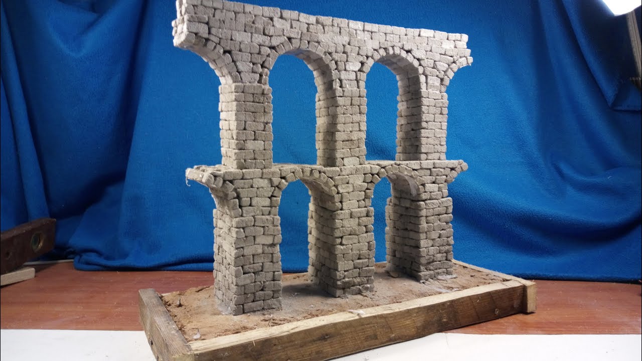 How To Make  An Roman Acueduct (model)