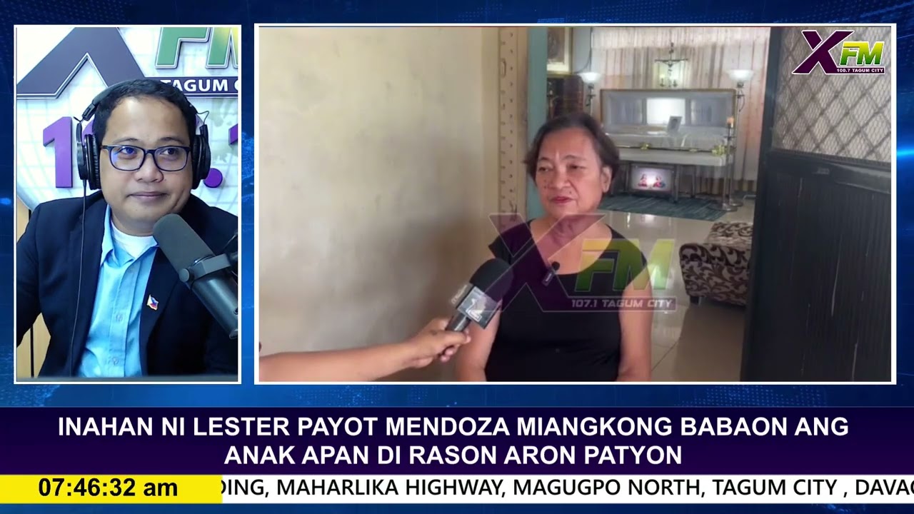 INAHAN NI LESTER PAYOT MENDOZA MIANGKONG BABAON ANG ANAK APAN DI RASON ARON PATYON