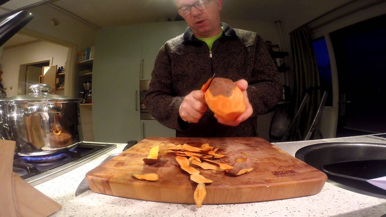 hutspot met zoete aardappel (Bataat) recept