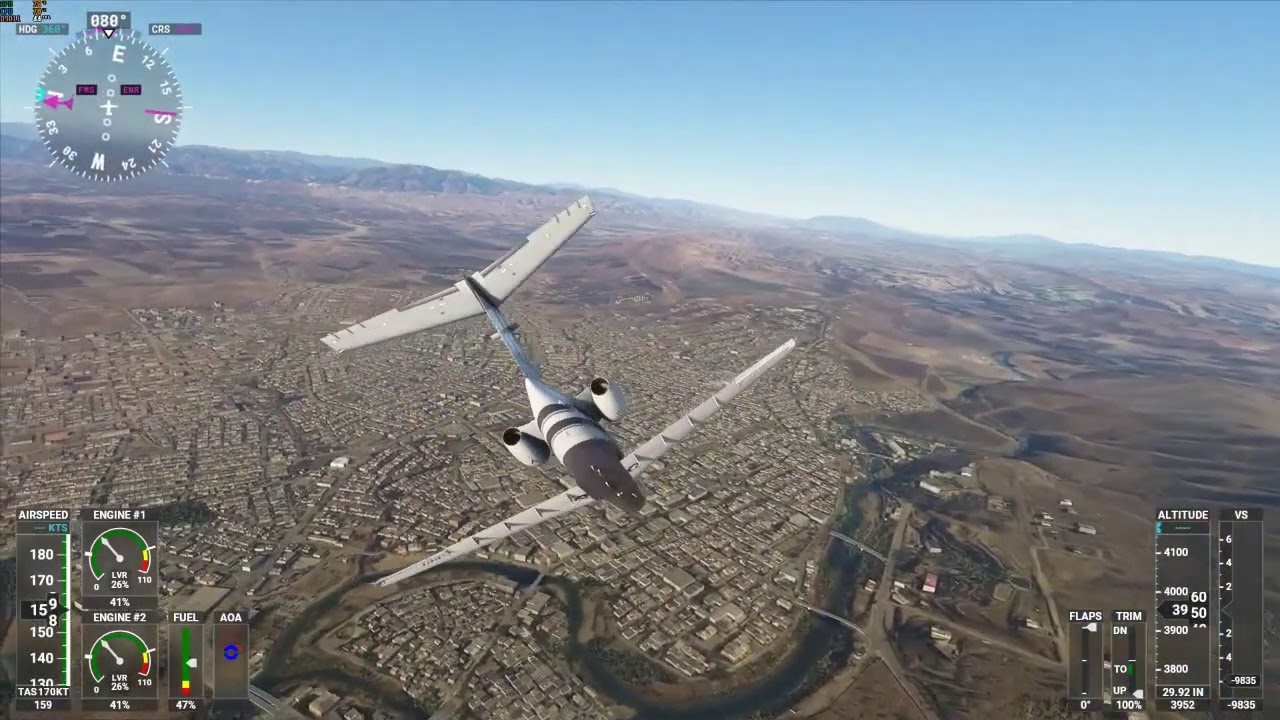 FLYING OVER ZAXO (Microsoft Flight Simulator 2020)