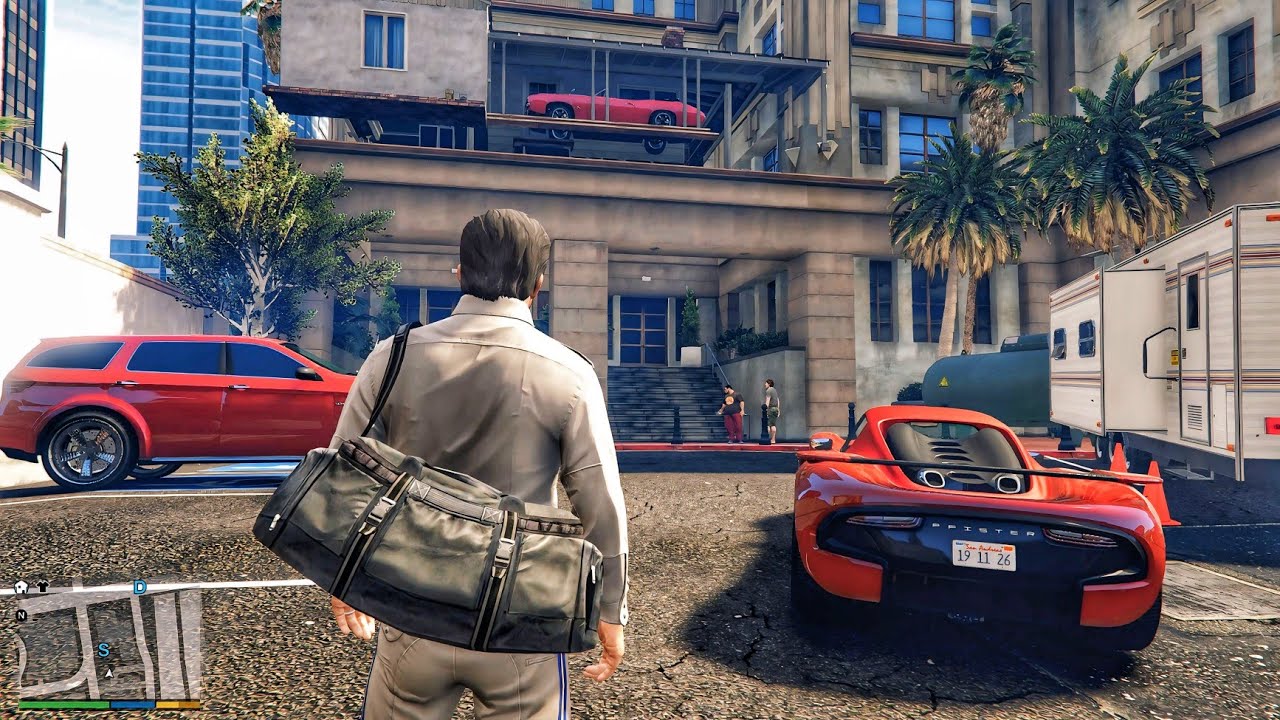 Gta V Enchanted - Michael Came to Meet His Boss… Then Chaos Started
