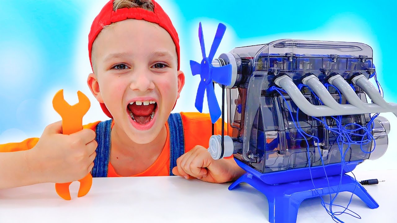 Niki chce znaleźć planety i buduje zabawkowe roboty
