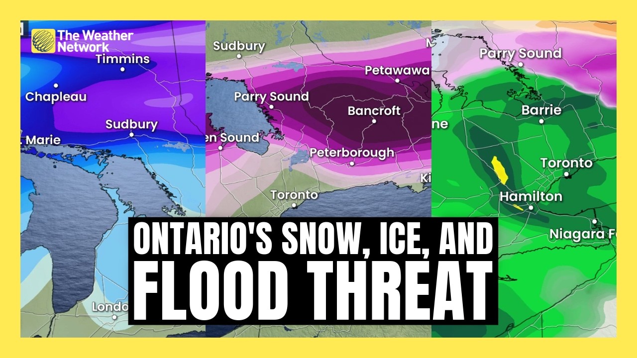 This Week in Ontario Will Bring a Snow, Ice, and Flood Threat | #forecast