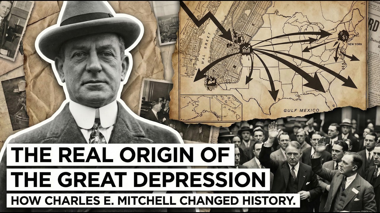 How Just One Man Triggered the Great Depression In 1929 | Charles E. Mitchell