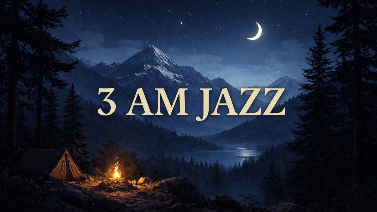 3AM Mountain Jazz 🌙 Soft Night Music for Deep Sleep & Insomnia (60 Minutes)