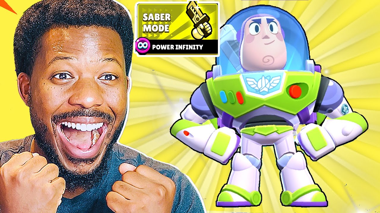 BUZZ LIGHTYEAR in SABER MODE! | Brawl Stars