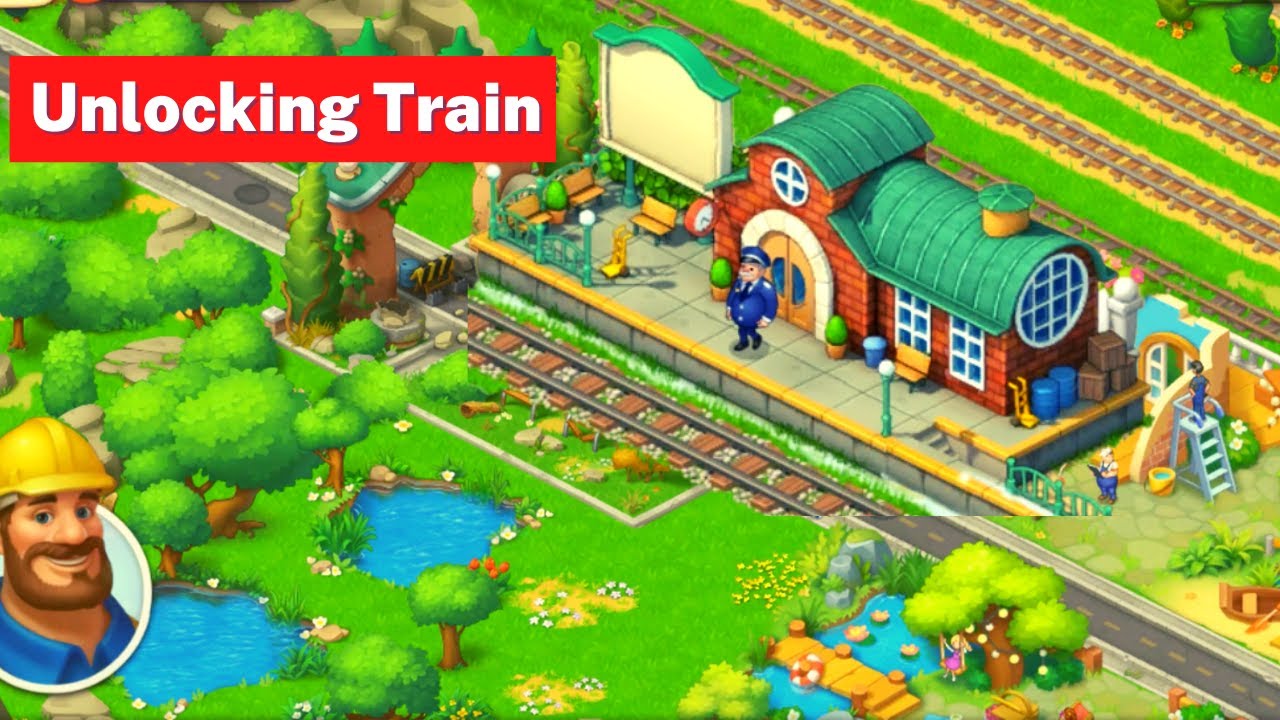 Township Gameplay | Township Train Unlock | Township Android