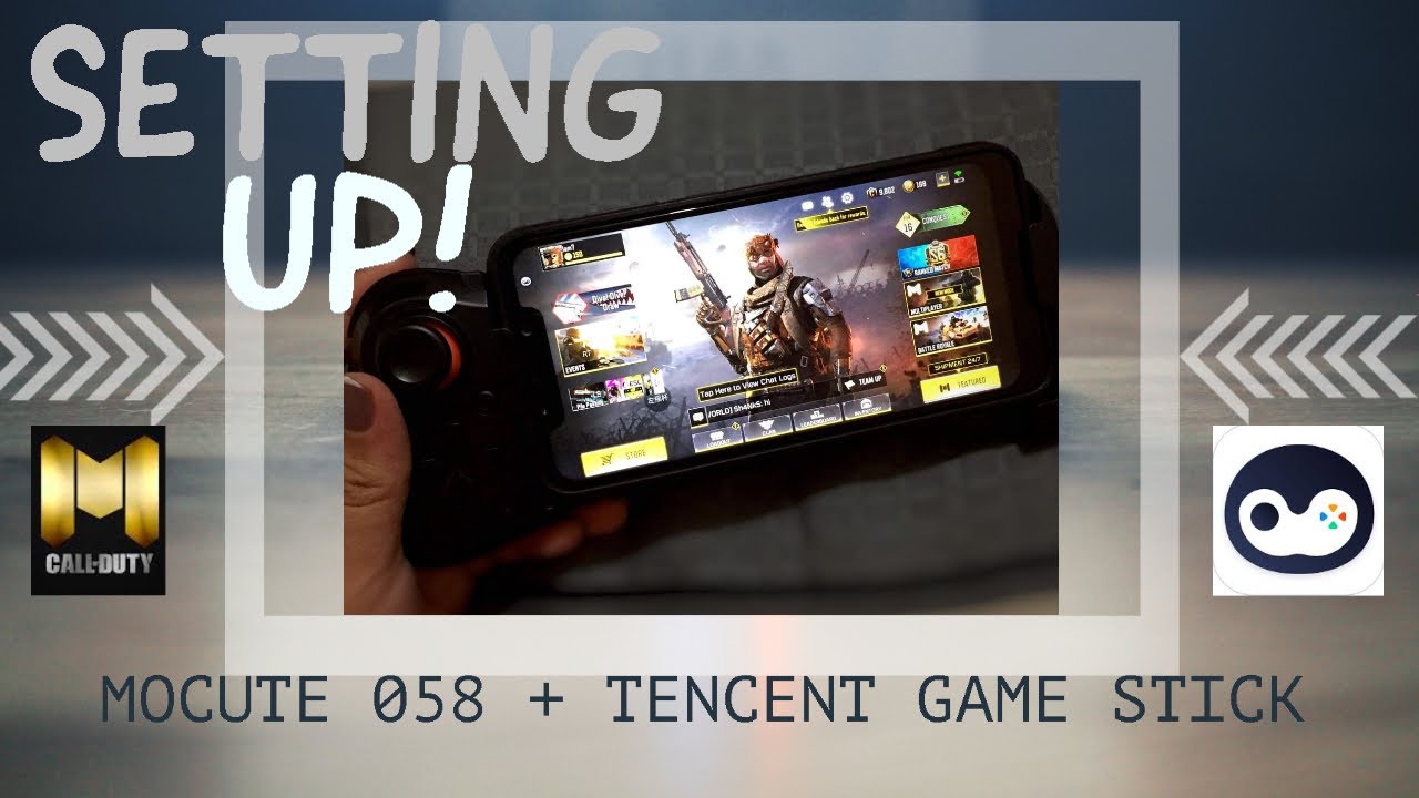 HOW TO SET UP MOCUTE 058 USING TENCENT GAMESTICK APP [NO BAN CODM]