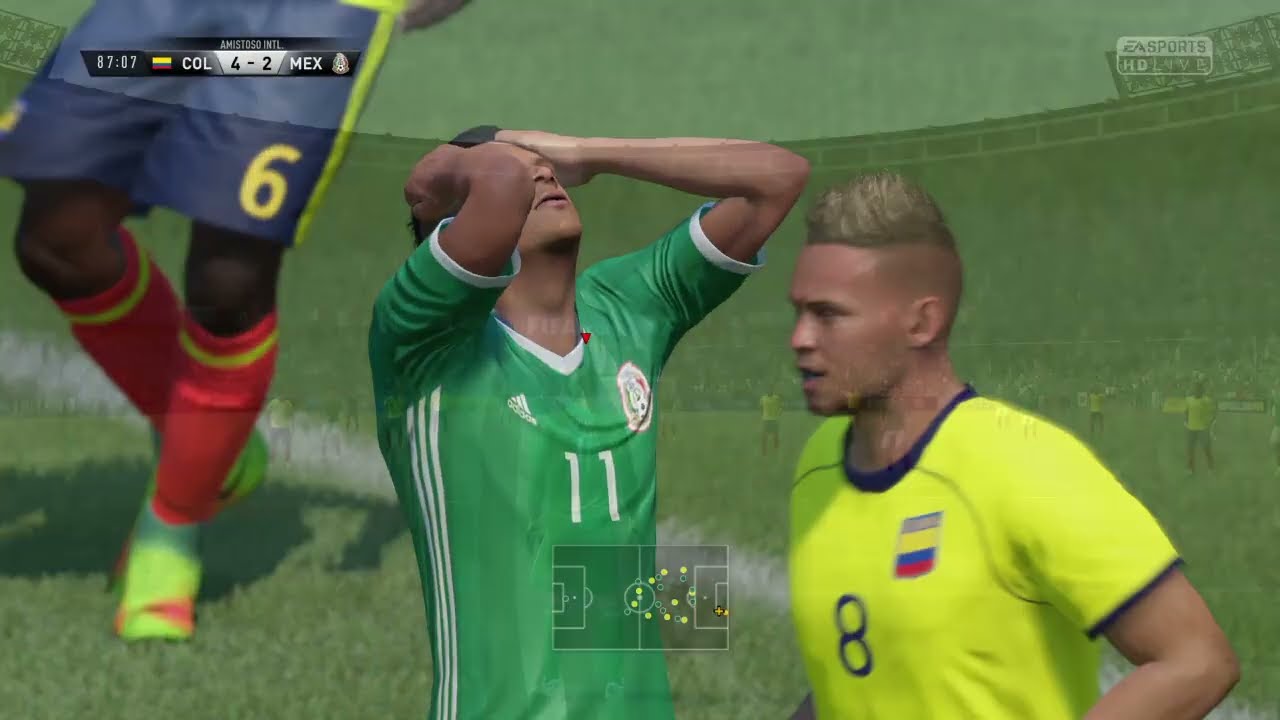 MEXICO 2- COLOMBIA 4