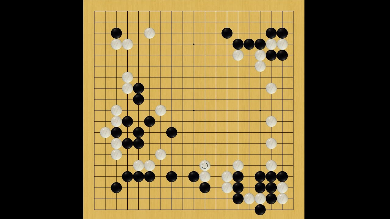 【囲碁の師匠katago変則打ち込み碁】203 三子局【囲碁】