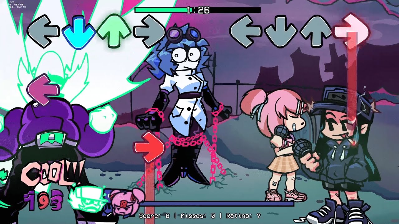 FNF Foolhardy D-Sides but Cassette Girl, Natsuki and Garcello sing it