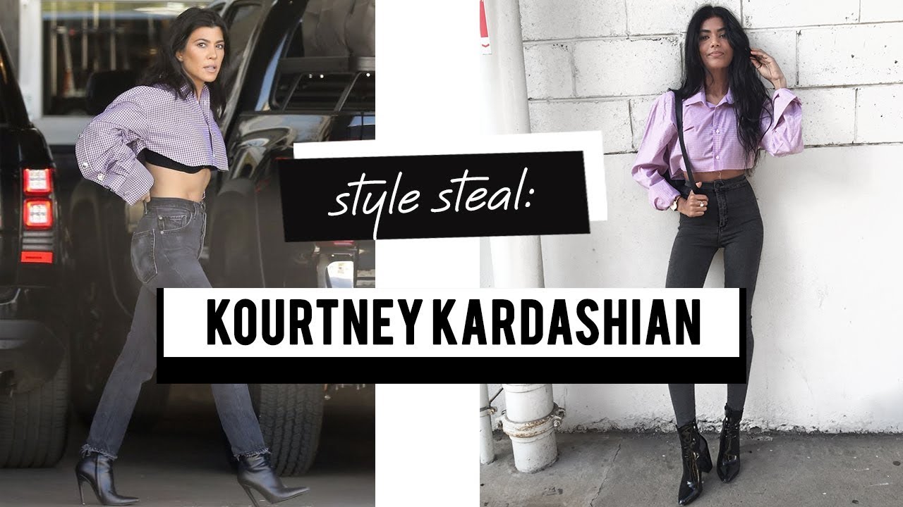 RECREATING KOURTNEY KARDASHIAN'S OUTFITS | Pose & Repeat