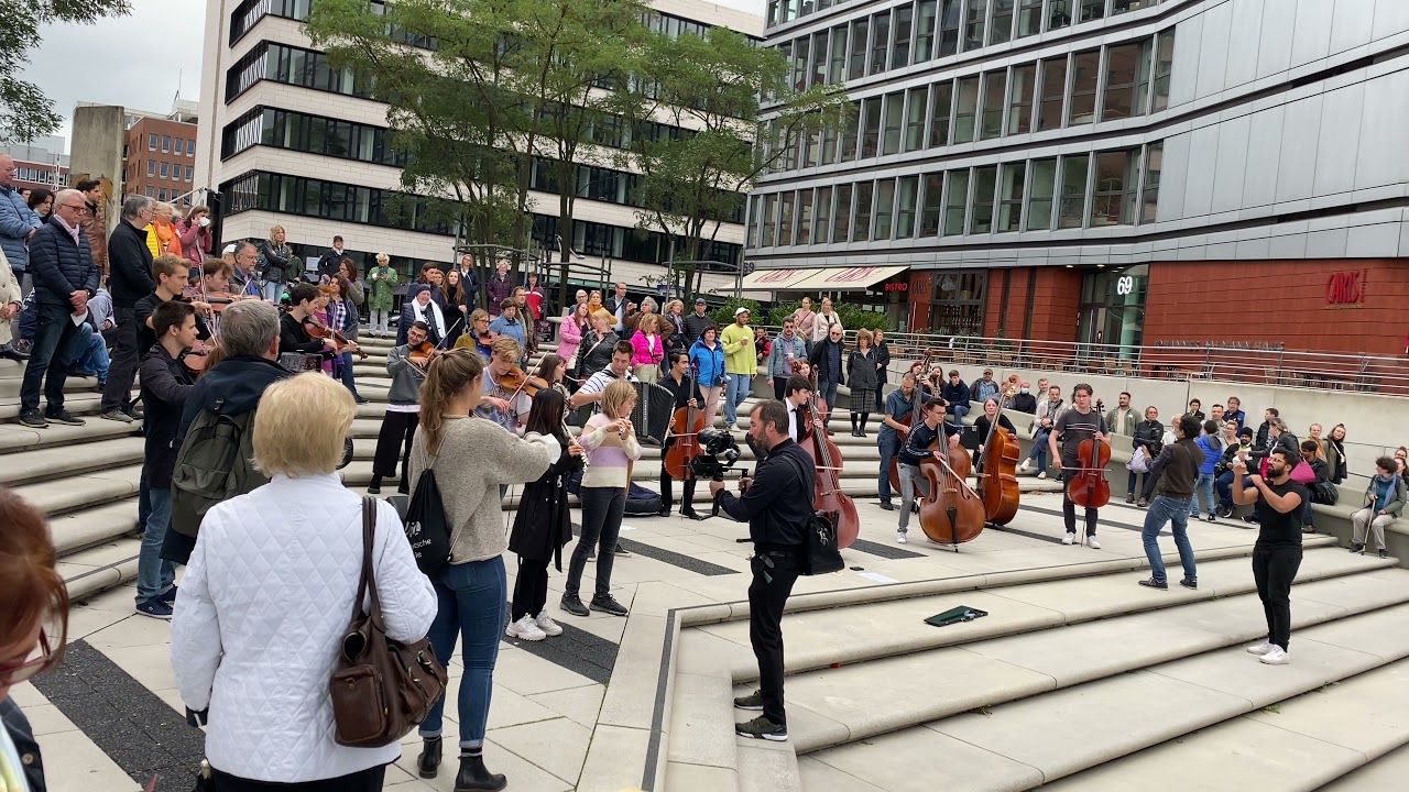 Flashmob Ode an die Freude  Elbphilharmonie 18.09.2021