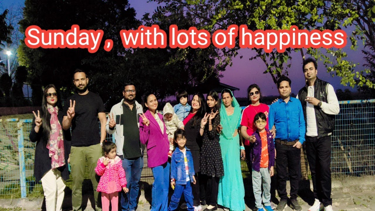 Sunday picnic day with family and friends 