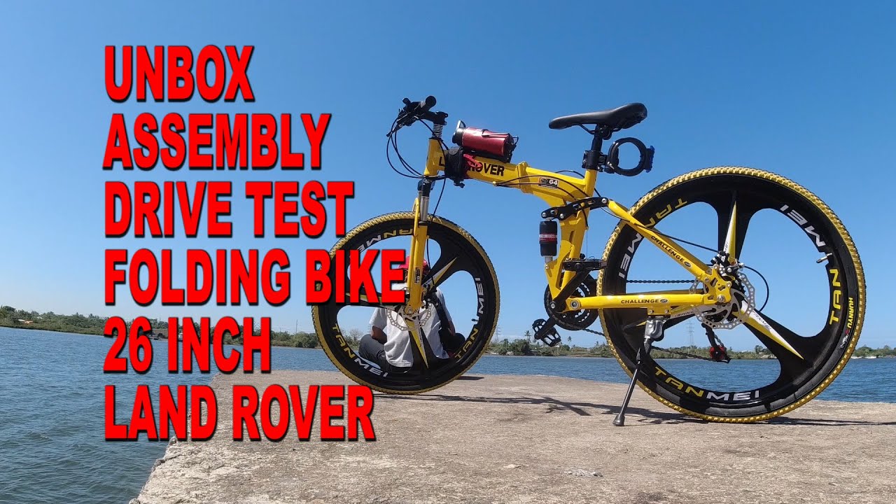 Unboxing folding bike 26 inch LAND ROVER