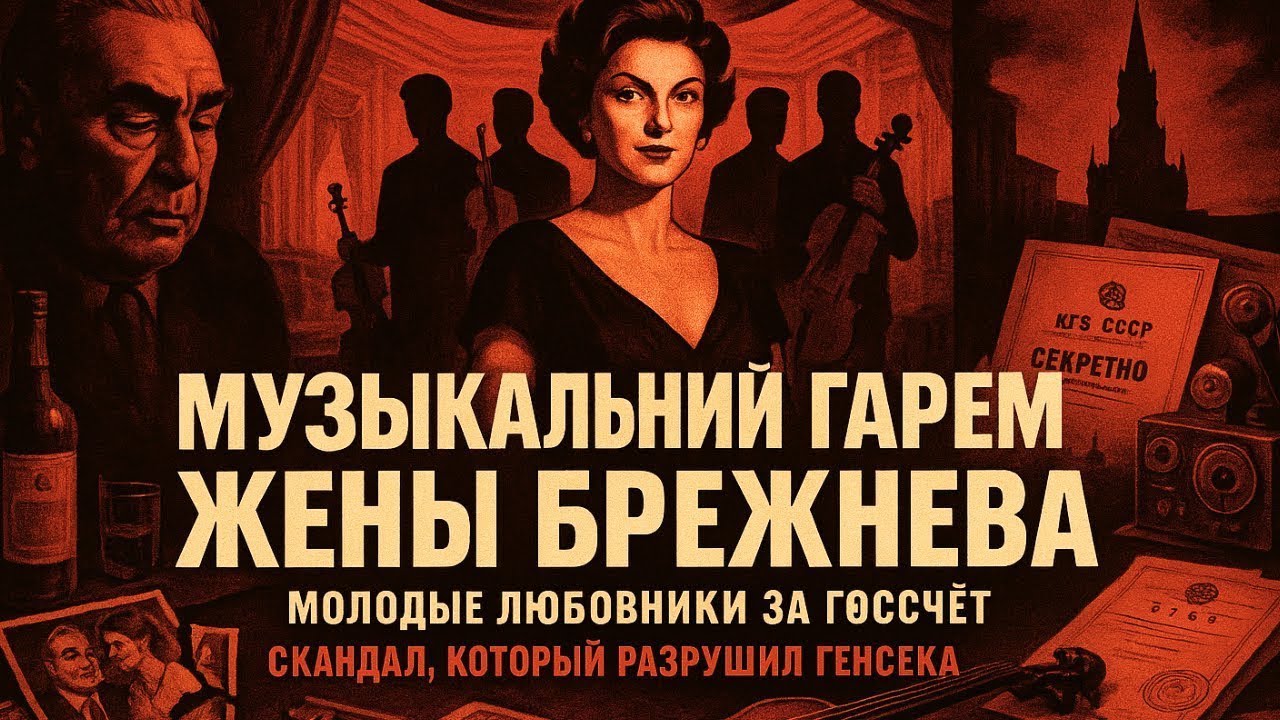 Жена Брежнева имела ТАЙНЫЙ «гарем» из молодых музыкантов! Шокирующее расследование