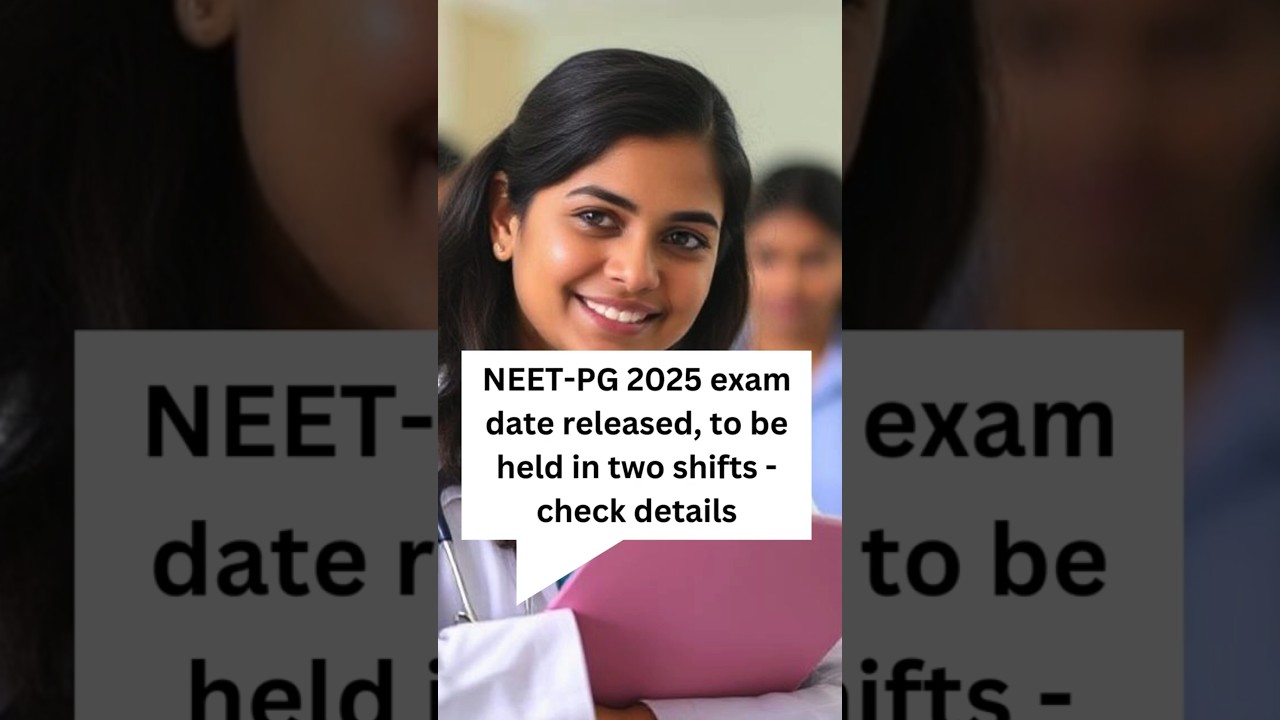 NEET-PG 2025 exam: #NEETPG2025 #NEETPGExam #NationalBoardOfExaminations #newsMedicalSciences