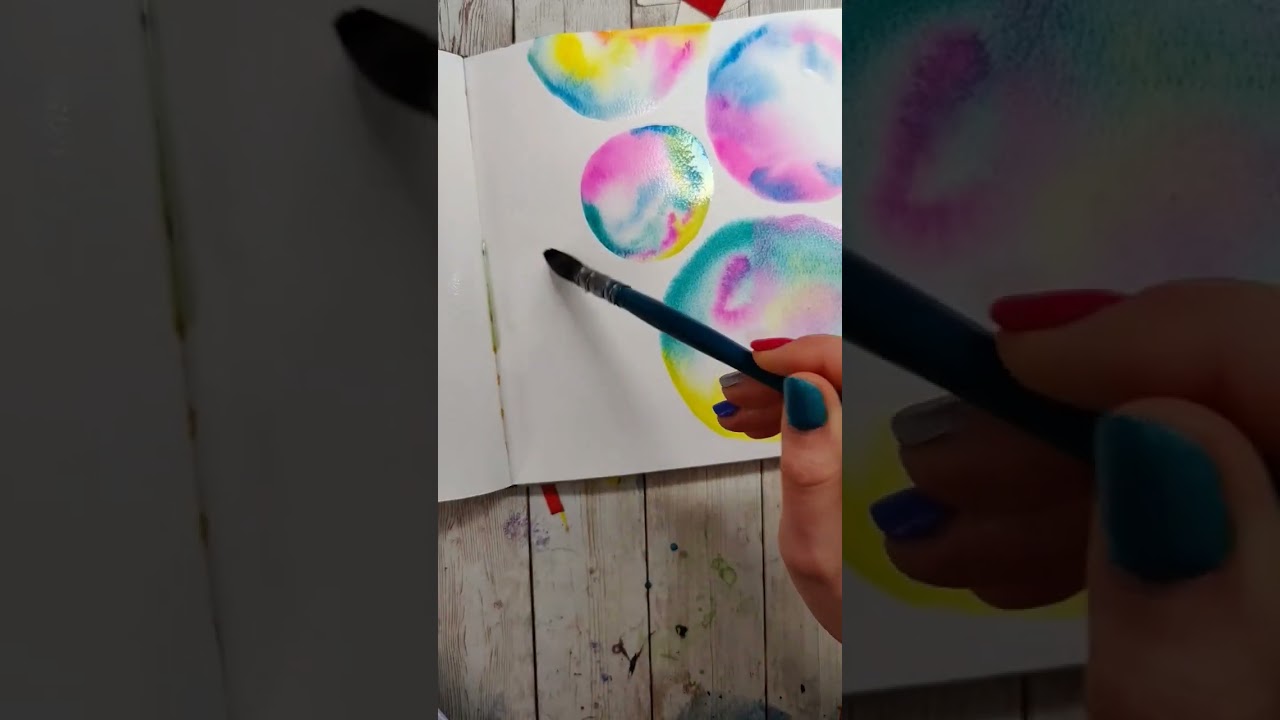 play and learn! #easyart  #sketchbookideas #watercolor  #easypainting #sketchbook #funwatercolor