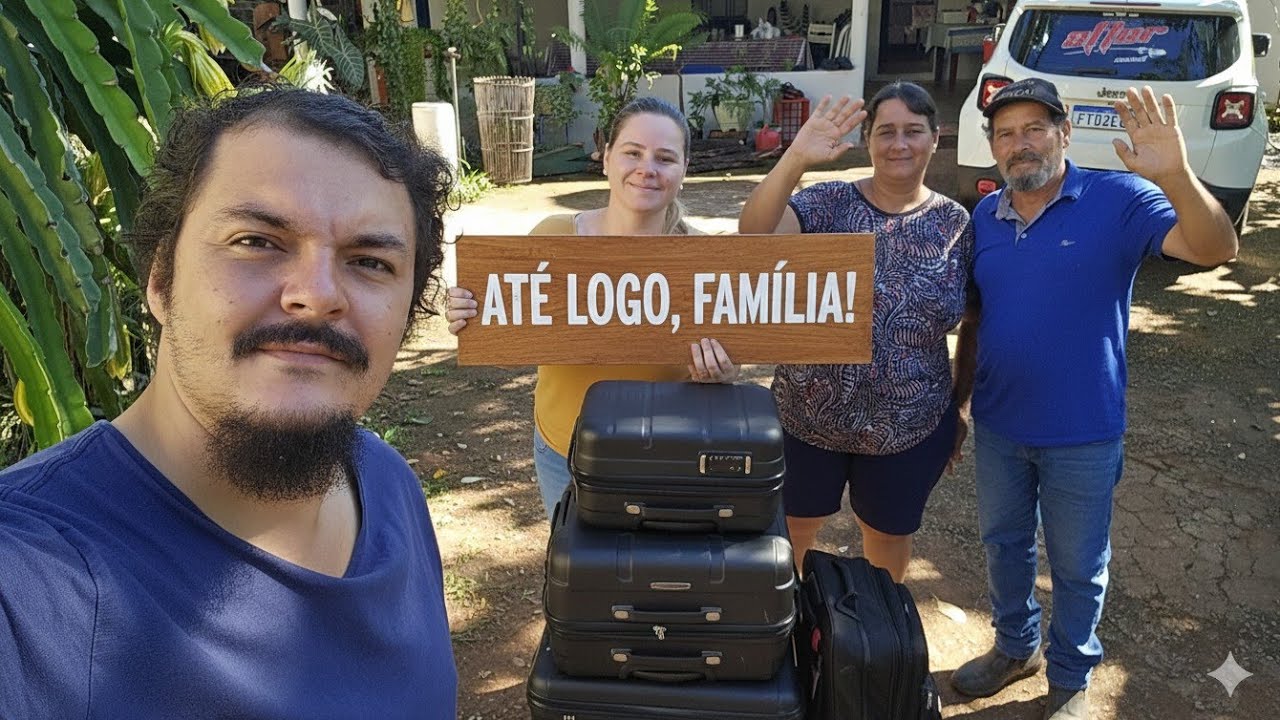 INFELIZMENTE TIVEMOS QUE VOLTAR PARA O ARAGUAIA. 