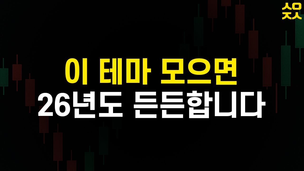 26년 든든한 테마주입니다
