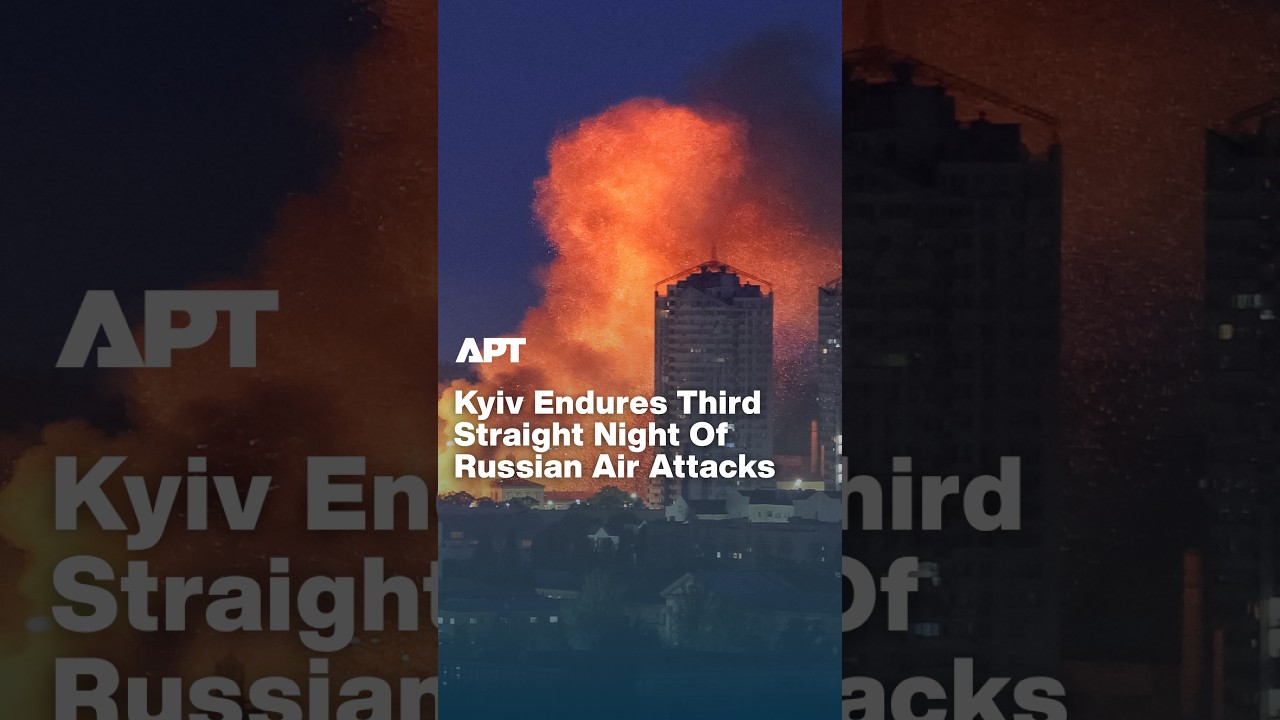 Kyiv Endures Third Straight Night Of Russian Air Attacks As Strikes Continue | APT