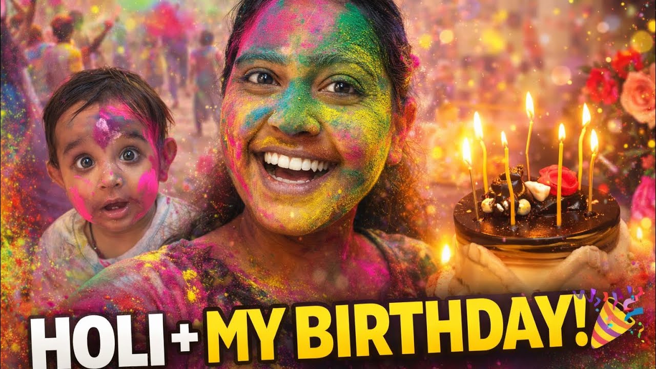 Holi vlog 2026, Hmne ki khoob masti #vlogger #holispecial 