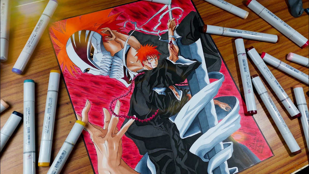 DRAWING ICHIGO KUROSAKI - BLEACH ART