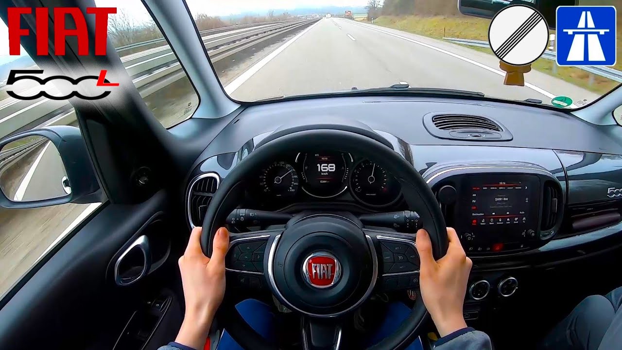 Fiat 500L | Autobahn | Top Speed | POV Drive
