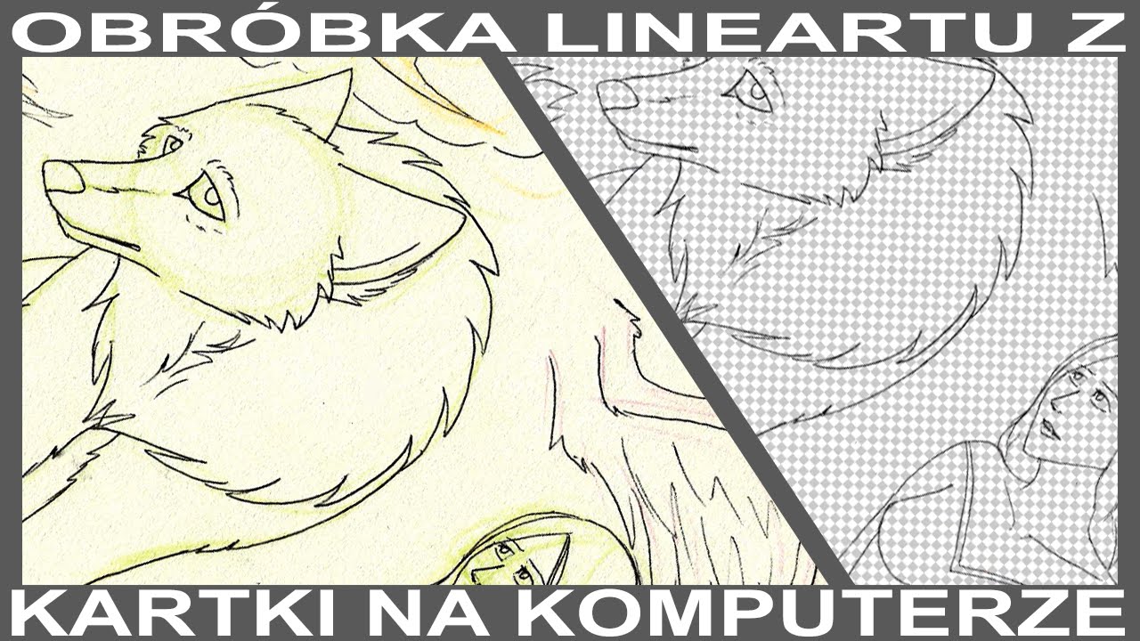 Przygotowanie lineartu z kartki do obróbki na komputerze