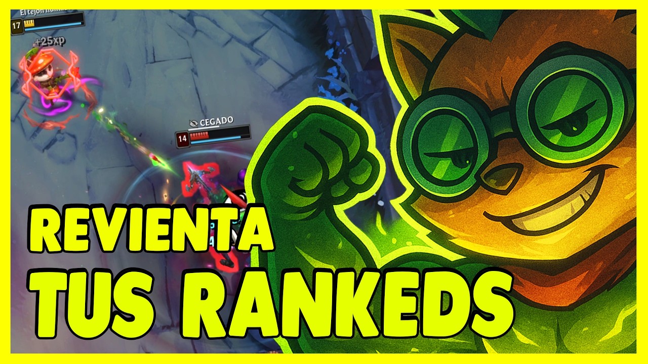 REVENTAMOS esta RANKED con TEEMO vs QUINN 😈😈
