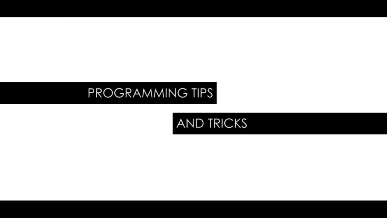 Programming Tips and Tricks - Lighting Insights Video!