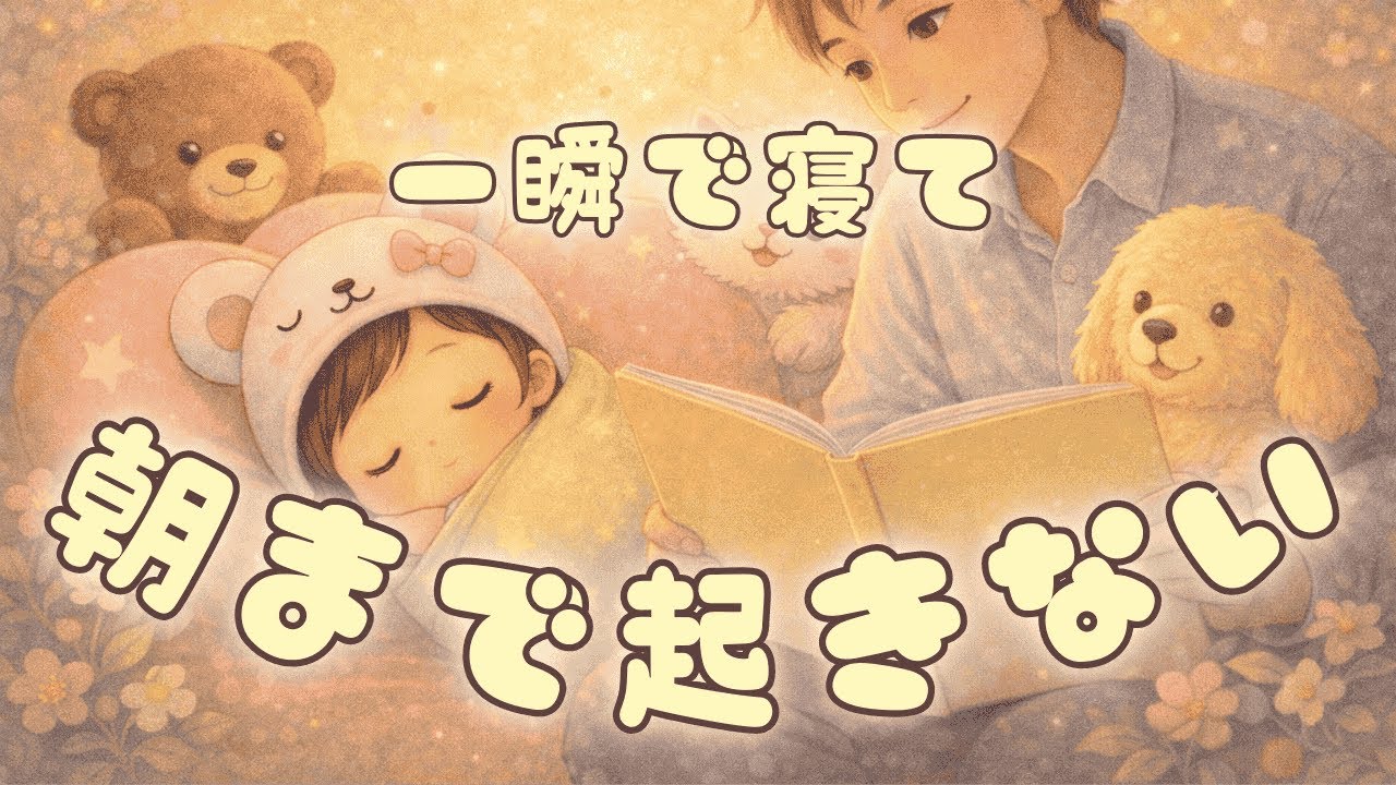 【睡眠医　監修】赤ちゃんすぐ眠る😴安心と愛情の感覚を促進する音楽🎵朝までぐっすり起きない✨赤ちゃん泣き止む睡眠用BGM💕