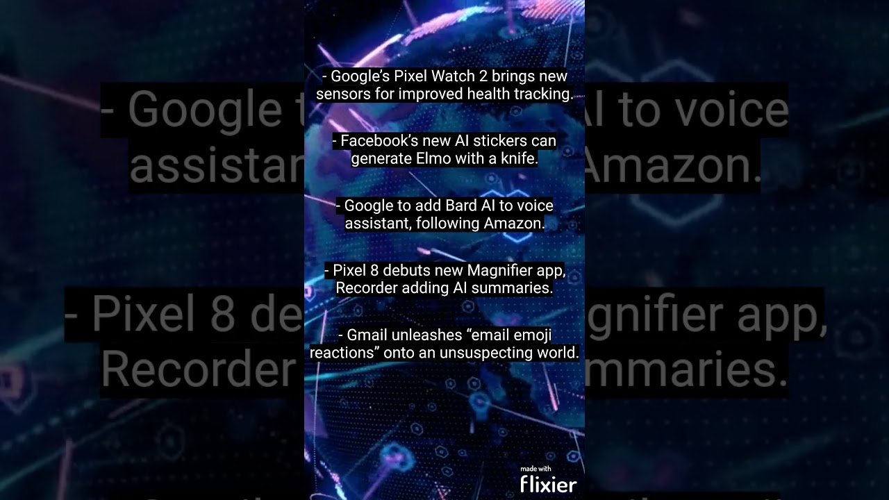 5 October 2023 Tech News #technologynews #pixelwatch2 #meta #bard #pixel8 #gmail #aistickers