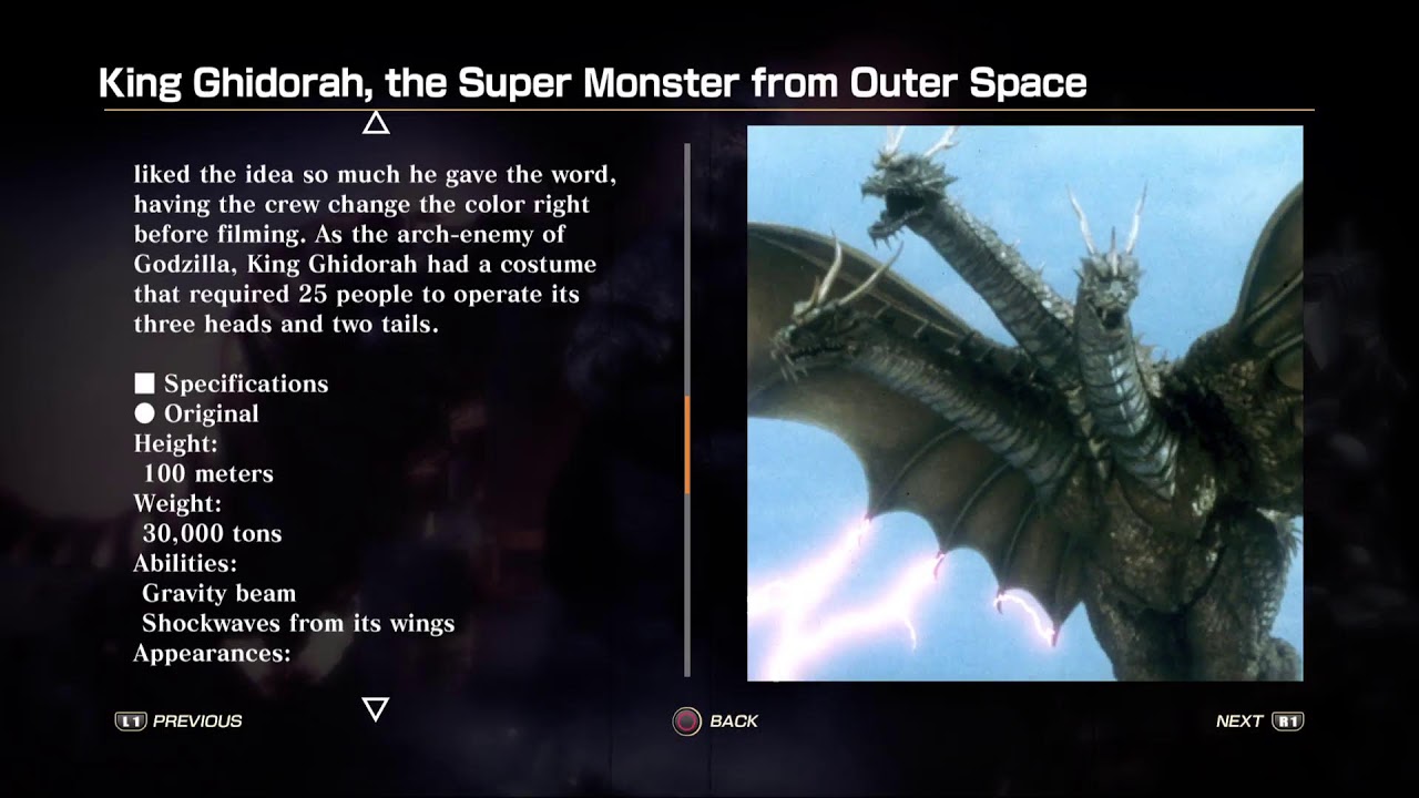 Godzilla ps5 Finale