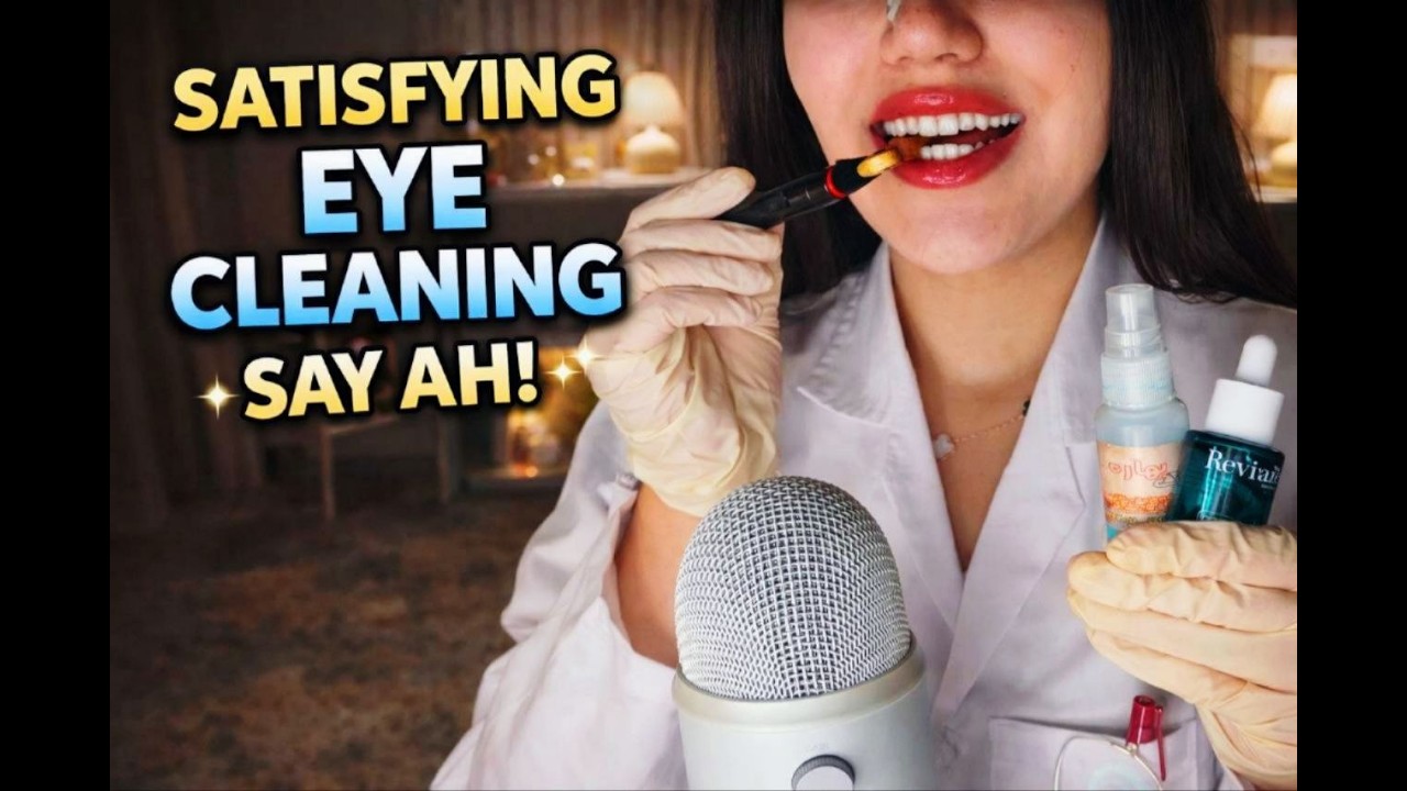 ASMR Eye Cleaning Roleplay 👁️ | Close Your Eyes… Let Me Clean Them ✨