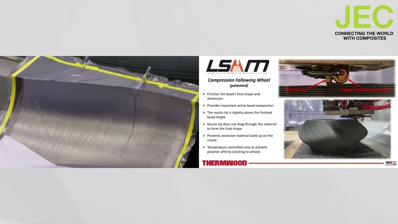 LIVE DEMO DAY 1 -Thermwood -Exploring LSAM – Thermwood’s Large Scale Additive Manufacturing System