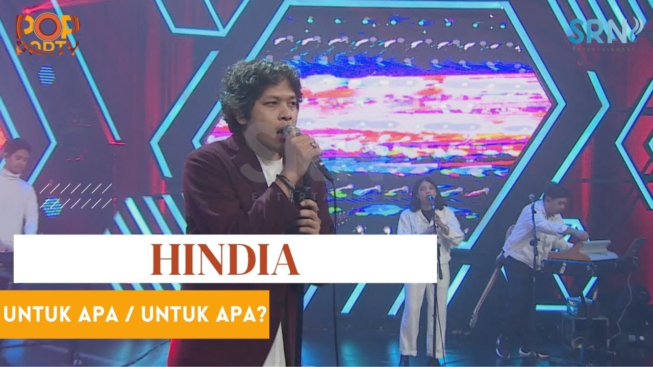 Hindia - Untuk Apa/Untuk Apa? (Official Live Music on Pop Party)