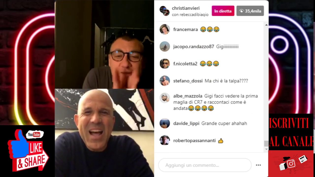 Bobo Vieri e Di Biagio contro Ventola