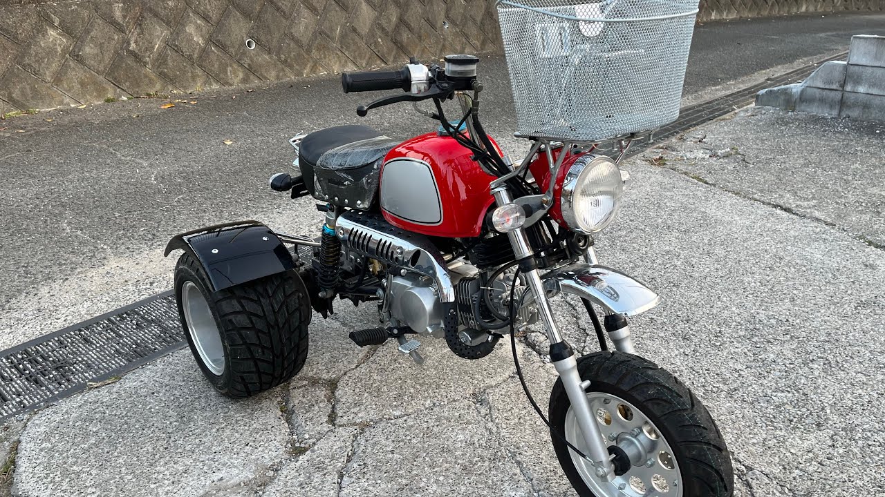 120000円　ゴリラ風トライクカゴ付き