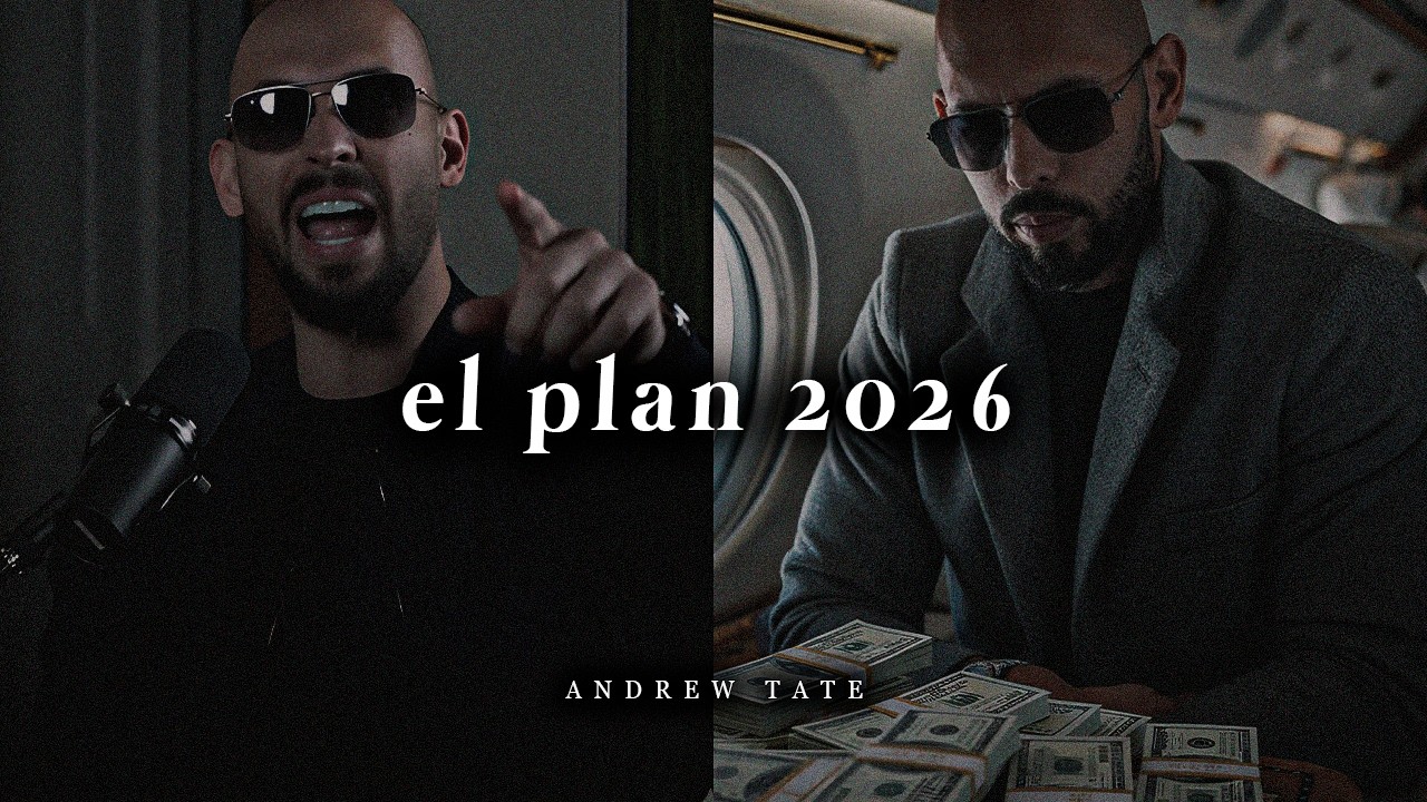 𝐄𝐋 𝐏𝐋𝐀𝐍 𝟐𝟎𝟐𝟔: C&oacute;mo desaparecer y volver rico - Andrew Tate (1 hora de motivaci&oacute;n)
