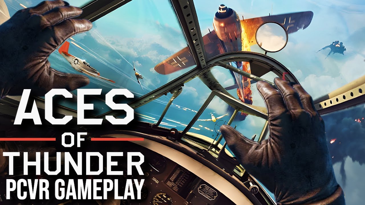 Это ЛУЧШИЙ боевой авиасимулятор VR? // Геймплей Aces of Thunder для PCVR