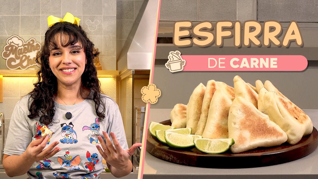 Esfirra de carne assada na frigideira - Maethe Chef