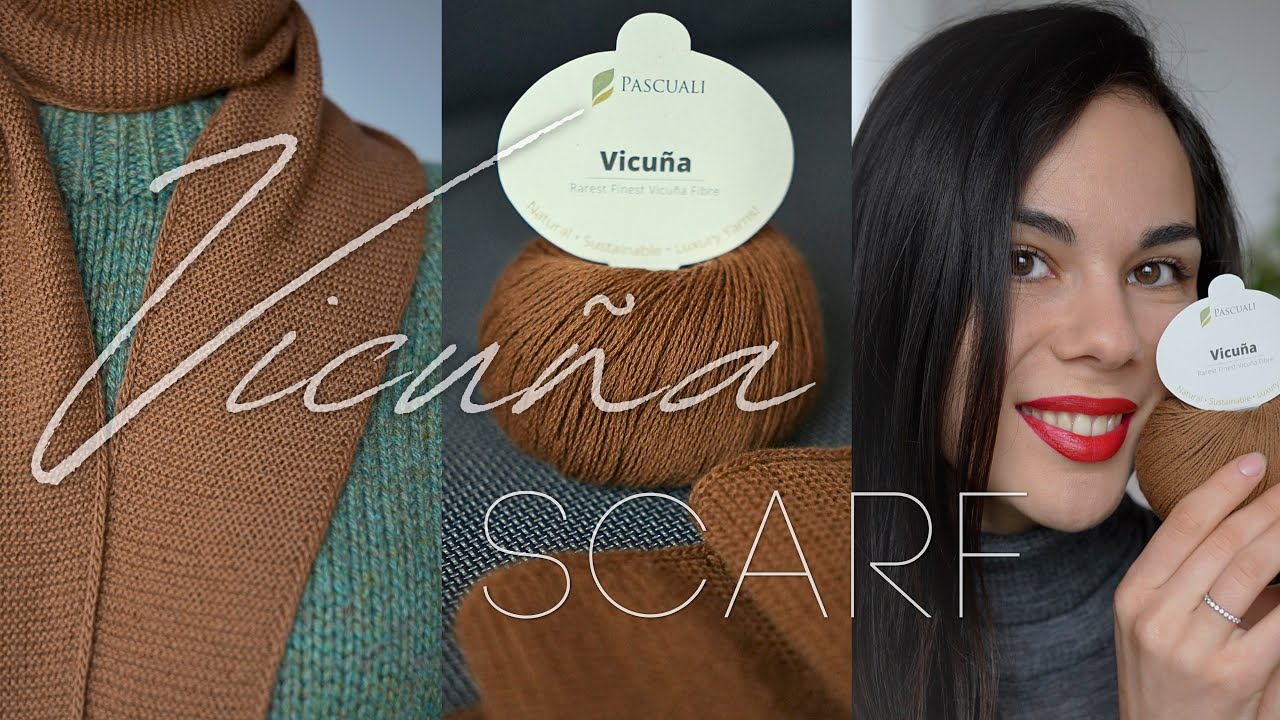 RAREST Yarn on Earth 🧶 I Knitted a Vicu&ntilde;a Scarf (Vlog)