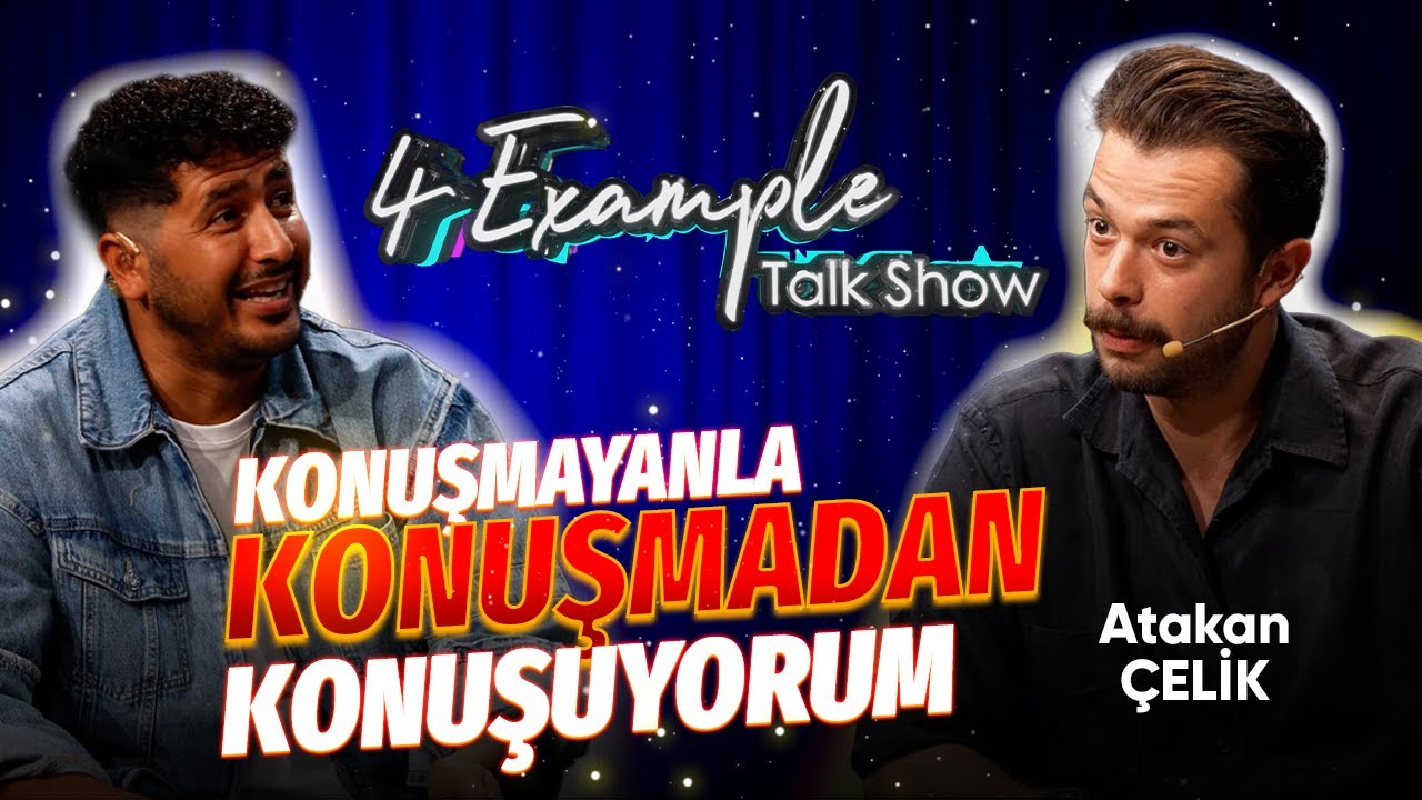 Taner &Ccedil;ağlı ile 4 Example Talk Show 3. Sezon | Konuk: Atakan &Ccedil;ELİK - Konuşmayanla Konuşmadan Konuş