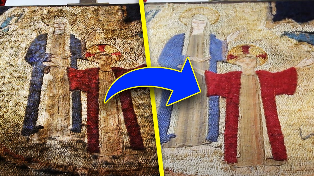 Restoring a STUNNING Religious Tapestry to its Former Glory