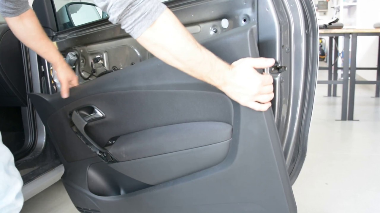 Door panel removal vw polo 6r - how to