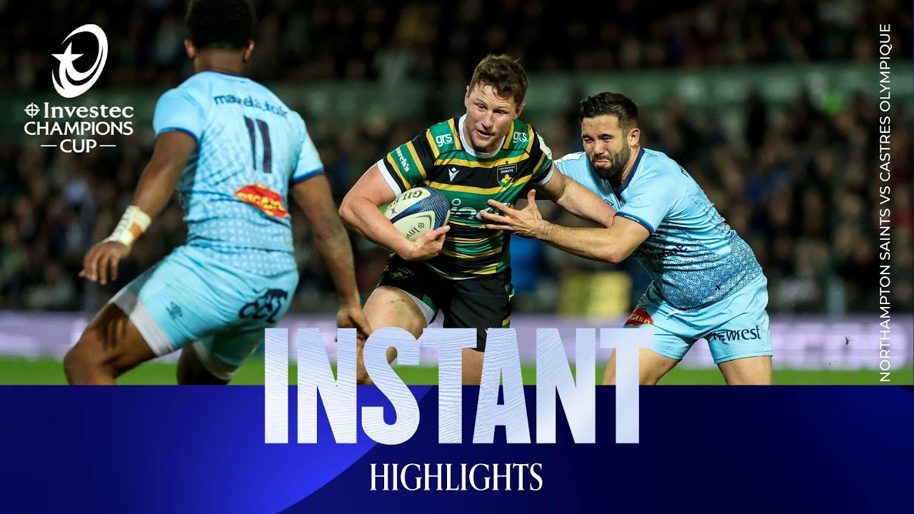 Epic contest! | Northampton Saints v Castres Olympique | Investec Champions Cup Instant Highlights