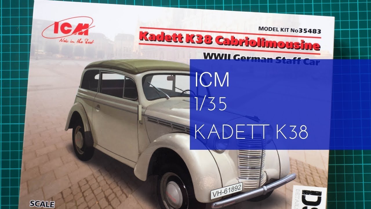 ICM 1/35 Kadett K38 Cabriolimousine (35483) Review