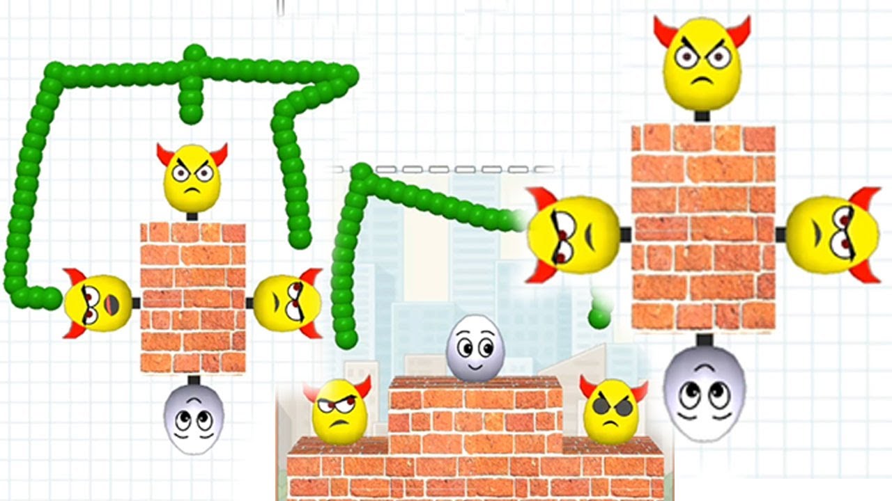 Draw To Smash logic puzzle brain game level 18-26  #gaming  #shorts #youtubeshorts  #shortfeed