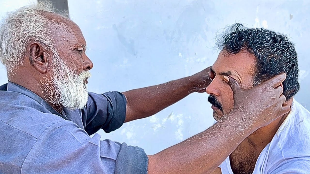 MOST RELAXING DEEP SLEEPING MASSAGE | ASMR HEAD & BACK THERAPY BY BABA KALLU |